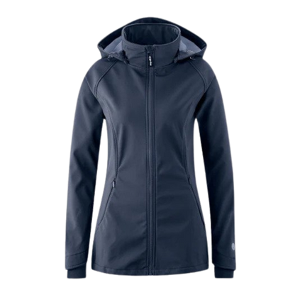 Mamalila 4i1 softshell bære- og graviditetsjakke også til rygbæring - Navy - Bærejakke - MamaMilla