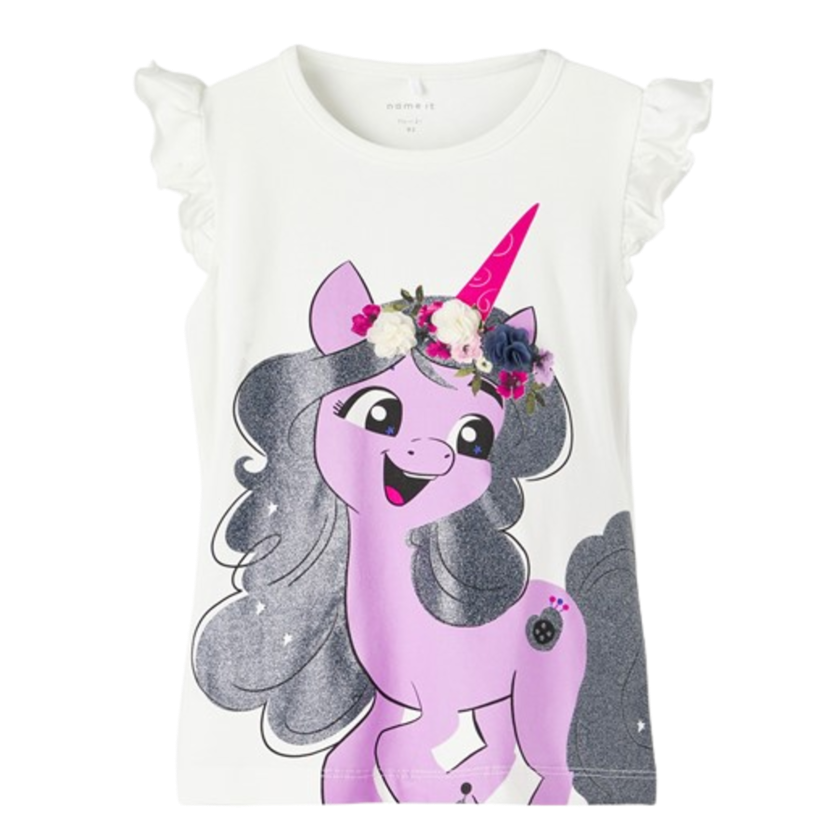 Name it t-shirt med My little pony - Janaja - White Alyssum - t-shirt - MamaMilla