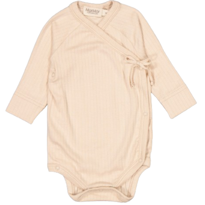 MarMar body med sideluk i modal/bomuld - Belita - Beige Rose - body - MamaMilla