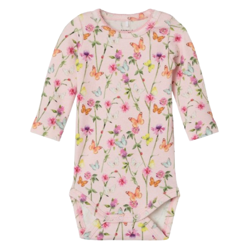 Name it body - Folia - Blomster - Parfait Pink - Body - MamaMilla