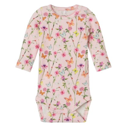 Name it body - Folia - Blomster - Parfait Pink - Body - MamaMilla