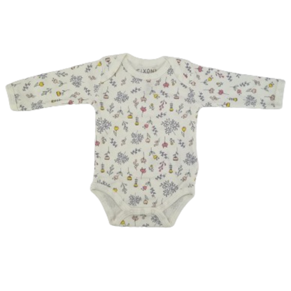 Fixoni body - New Nadja - Blomster - White - Tøj - MamaMilla