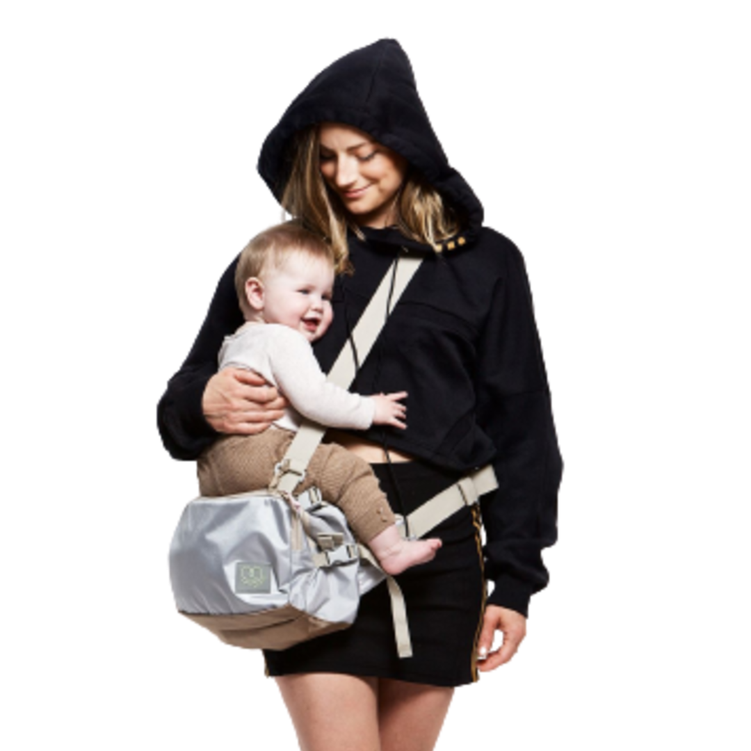 Love radius - CaravanBag - Multitaske og hip carrier i én - Grå - Pusletaske - MamaMilla