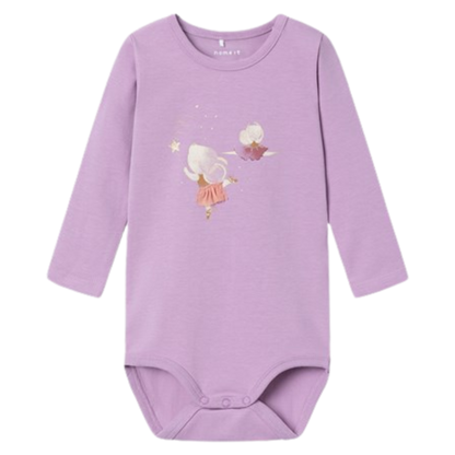 Name it body med tyl-detalje - Ryra - Ballerinamus -Lavender Mist - Body - MamaMilla