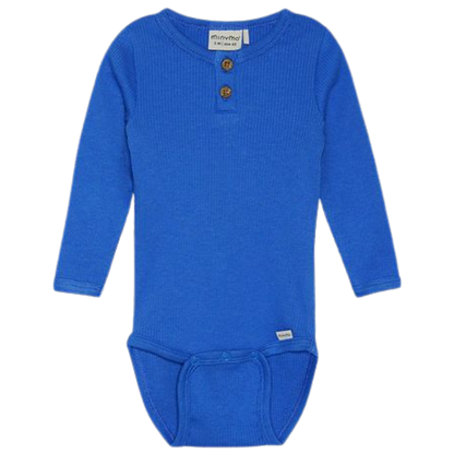 Minymo Body i Rib - Victoria Blue - Body - MamaMilla