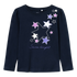 Name it t-shirt med print og glimmer - Roselin - Stjerner - Dark Sapphire - t-shirt - MamaMilla
