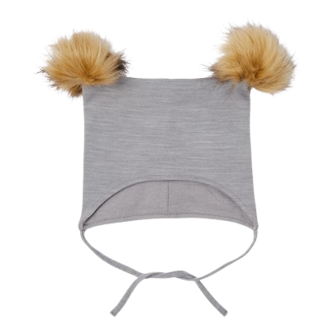 Name it Hue i uld med Pom Pom - Wuppo - Silver Filigree - Baby hue - MamaMilla