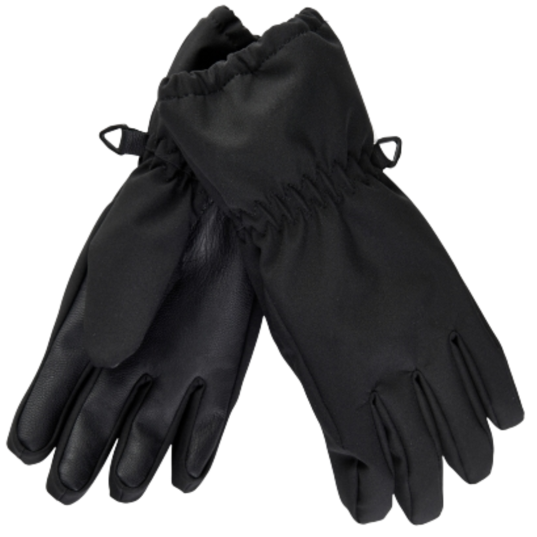 Mikk-line Softshell Finger-vanter - Black - Vanter - MamaMilla