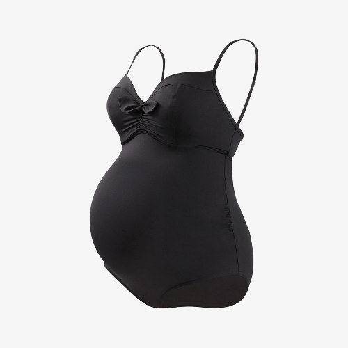 Cache Coeur graviditets-badedragt - Sort - Graviditetstøj - MamaMilla