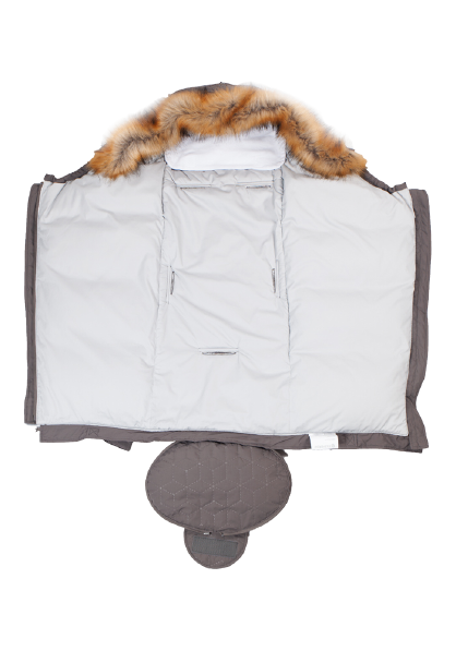 EasyGrow kørepose/sovepose - Exclusive - Grey Solid - Kørepose - MamaMilla