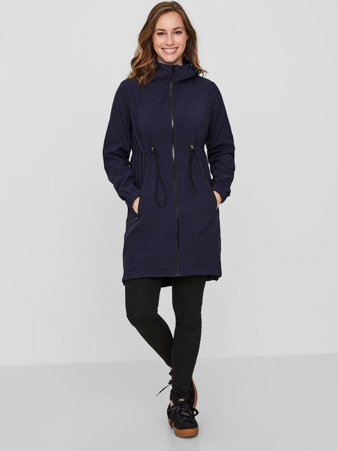 Mamalicious 3i1 softshell bære- og graviditetsjakke - Mørkeblå - Bærejakke - MamaMilla