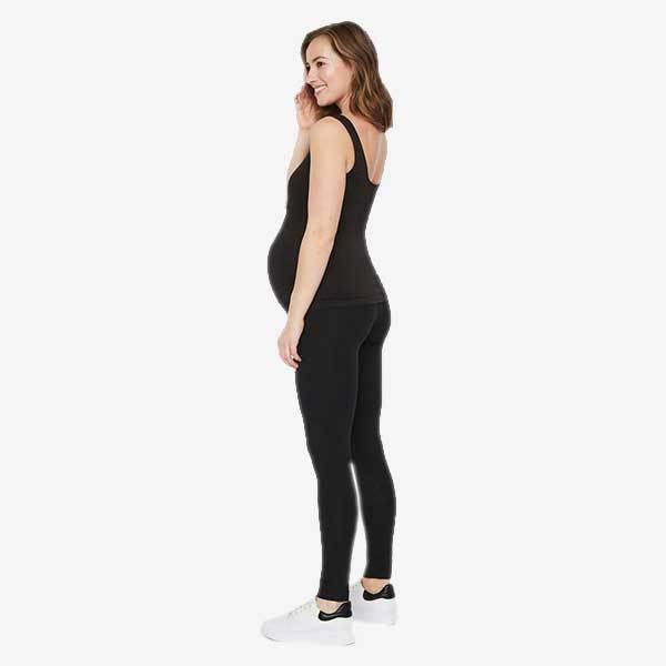 Mamalicious 2-pack graviditetsleggings i økologisk bomuld - Sort - Graviditetstøj - MamaMilla