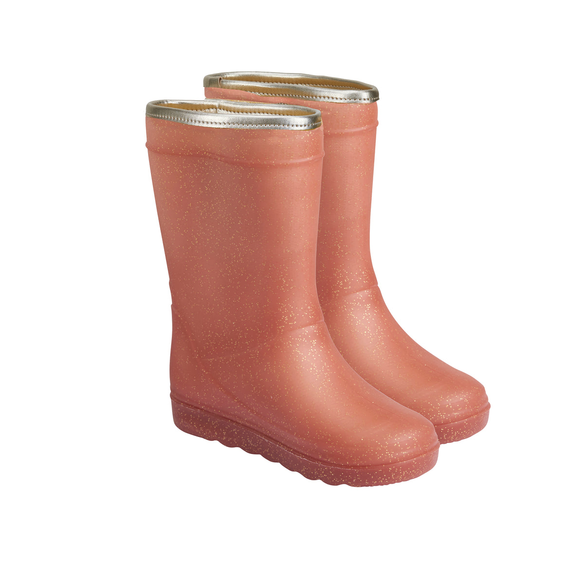 EN FANT gummistøvler med glimmer - Metallic rose - sko - MamaMilla