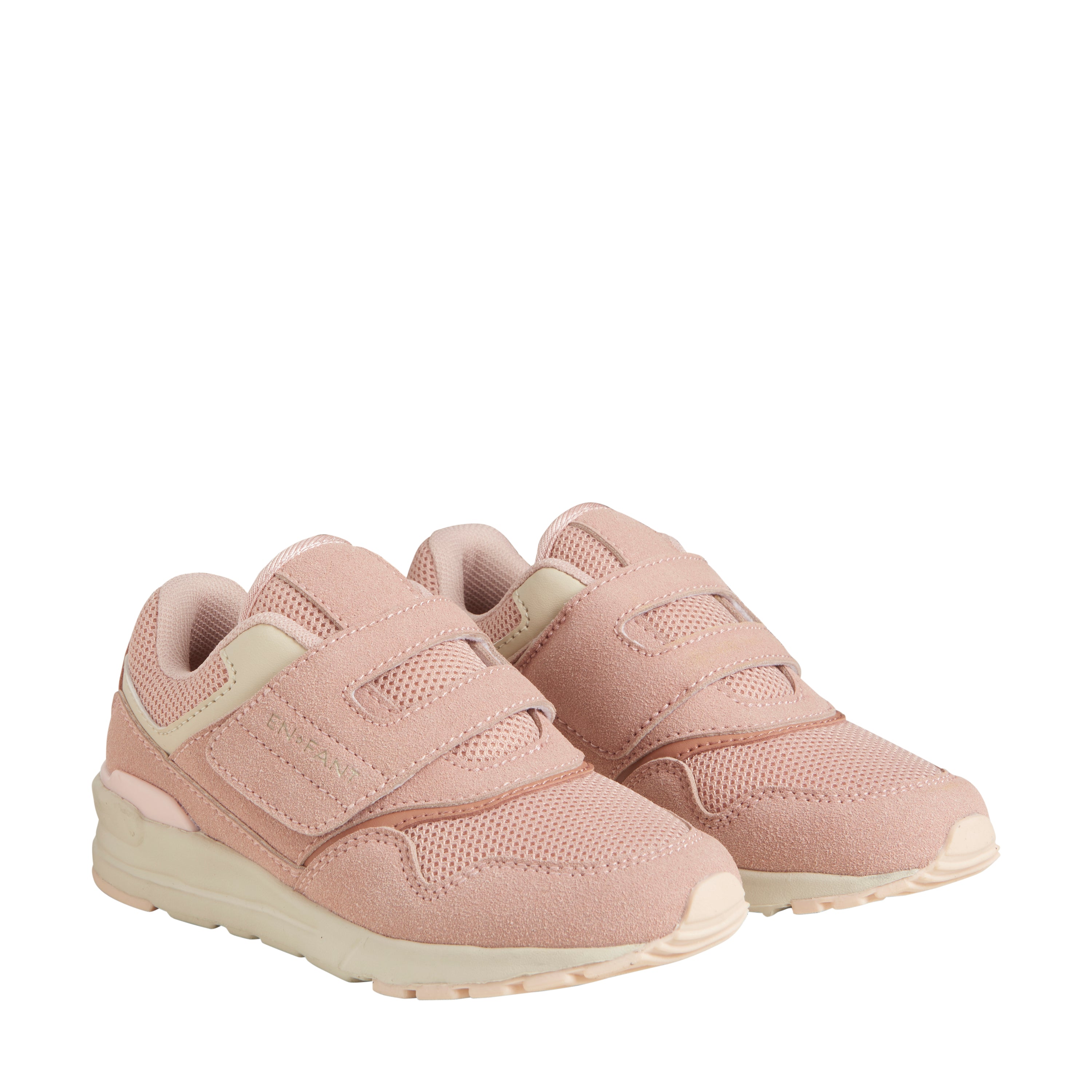 EN FANT letvægts sneakers med velcro - Misty Rose - sko - MamaMilla