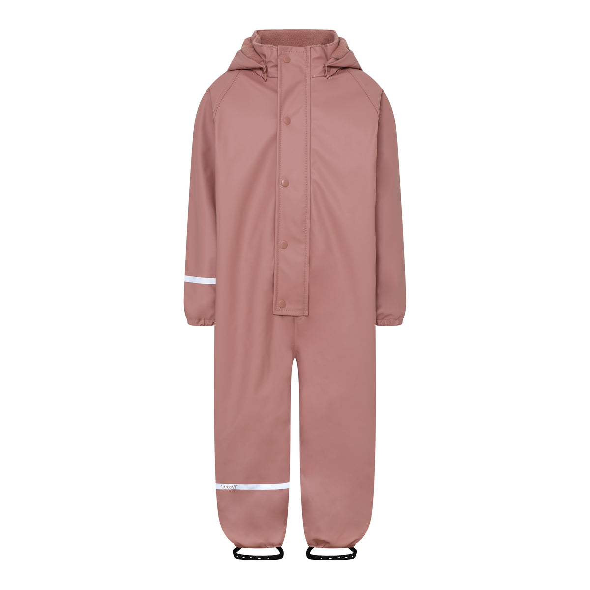 Celavi regntøj med fleece - heldragt - Burlwood - regntøj - MamaMilla