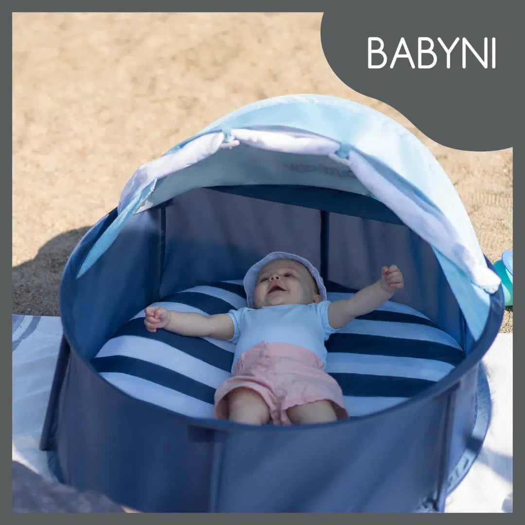 Giv rettigheder Far tvetydigheden Babymoov 3i1 UV-telt - Mariniére Babyni - MamaMilla