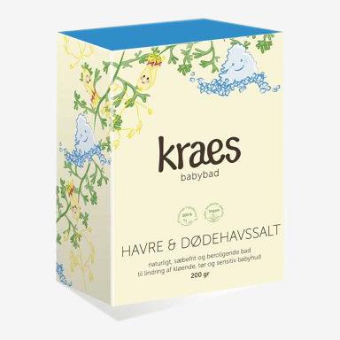 Kraes babybad - havre og dødehavssalt - 200 gr. - Kropspleje - MamaMilla