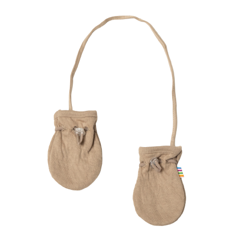 Joha mittens i bomuld - Beige - Vanter - MamaMilla