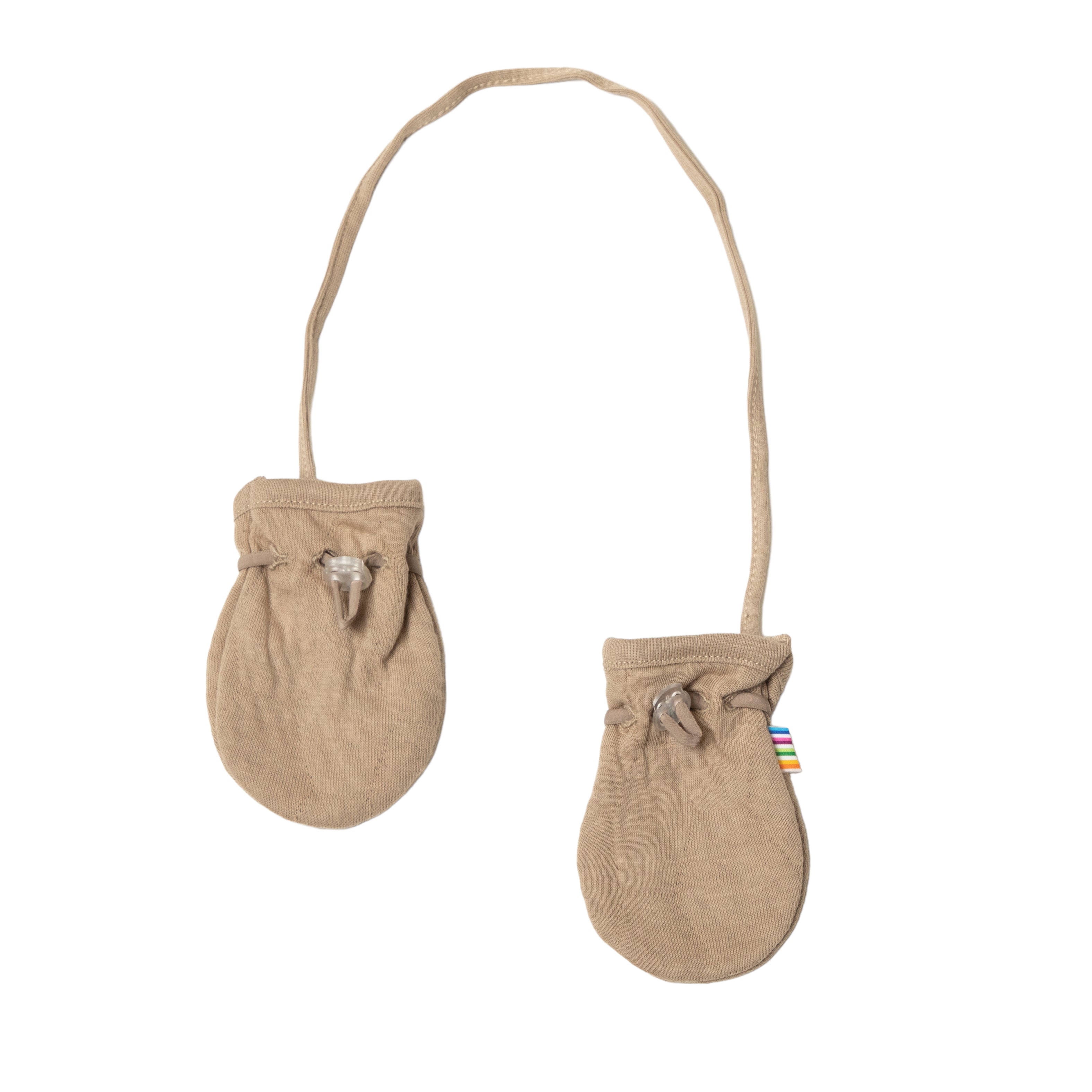 Joha mittens i bomuld - Beige - Vanter - MamaMilla