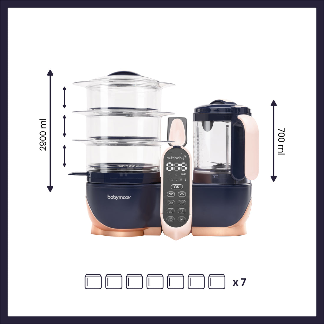 Babymoov Madmaskine - Nutribaby Plus XL - Madmaskine - MamaMilla