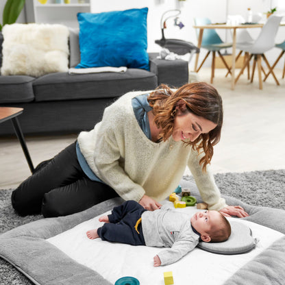 Babymoov Ergonomisk Babypude (Lovenest) - Grå (0-4m) - Babyhovedpude - MamaMilla