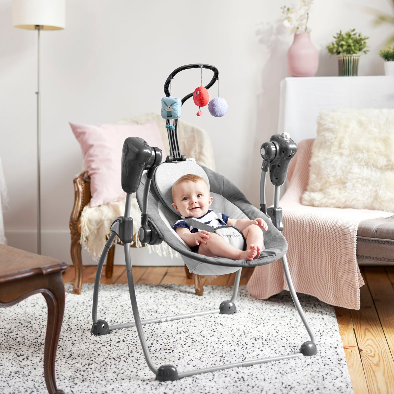 Babymoov Ergonomisk Babypude (Lovenest) - Grå (0-4m) - Babyhovedpude - MamaMilla