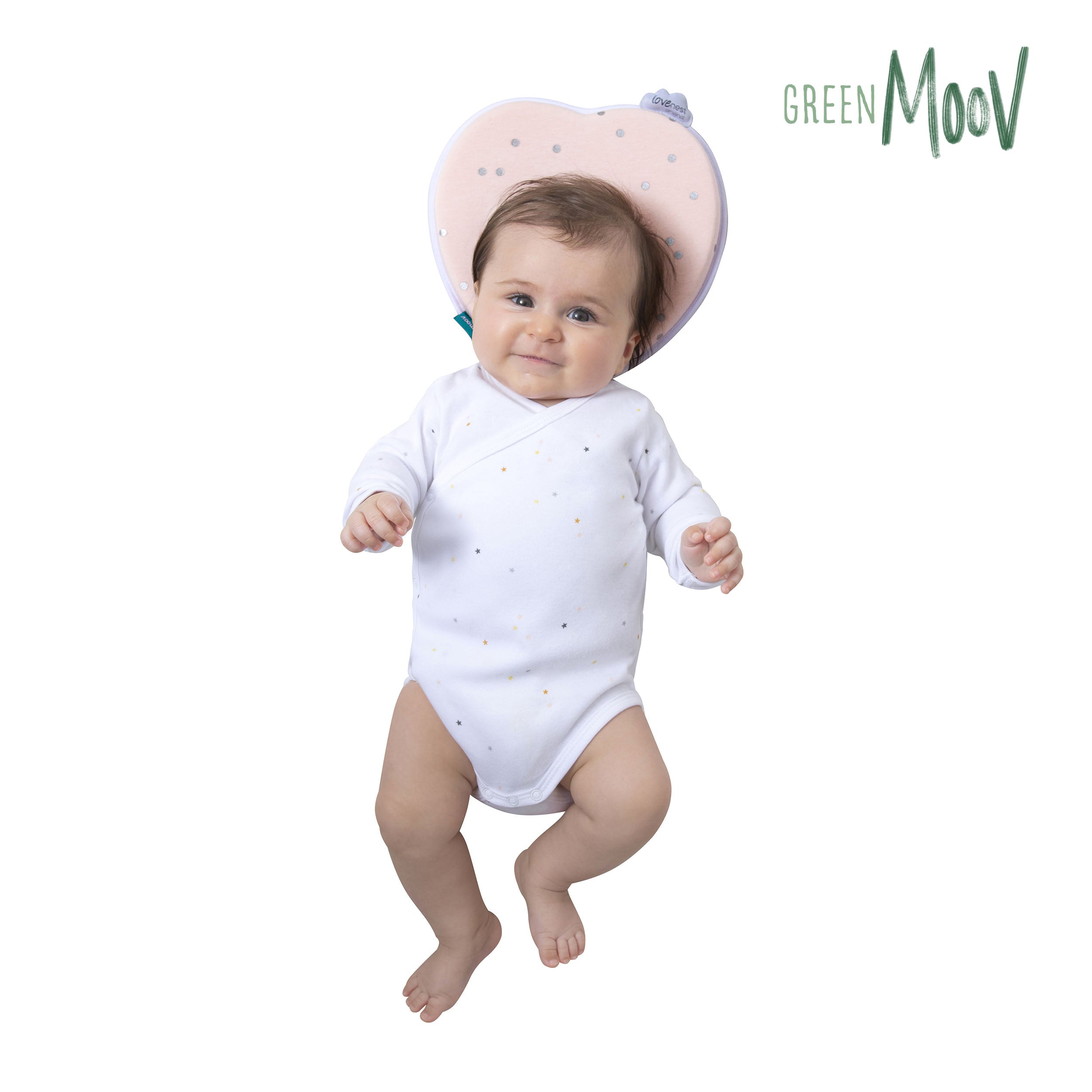 Babymoov Ergonomisk Babypude (Lovenest) - Pink (0-4m) - Babyhovedpude - MamaMilla