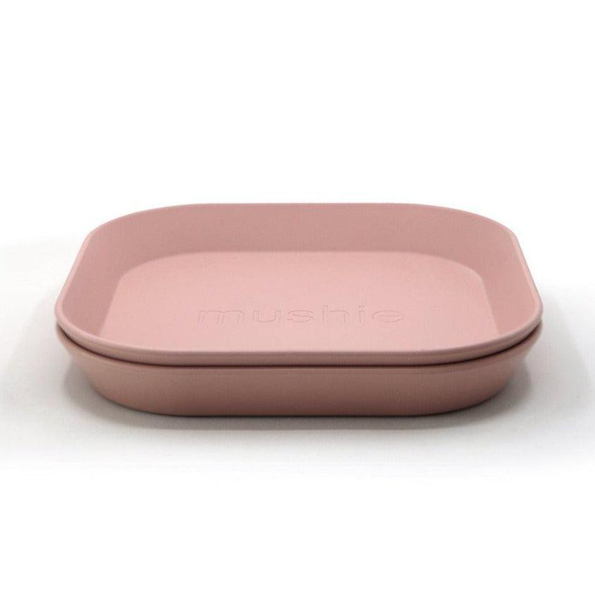 Mushie - 2 pack Tallerken - Blush - Spise-service - MamaMilla