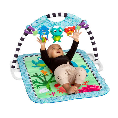 Baby Einstein legetæppe med aftagelig legetøjsranke - Neptune&#39;s Discovery Reef - Legemadras - MamaMilla