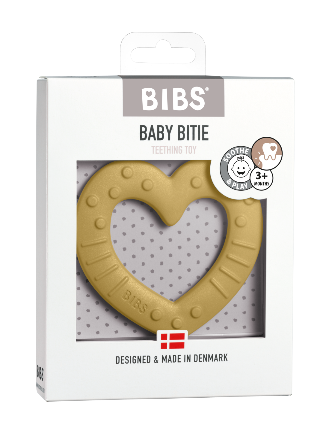 Bibs bidering - Heart Mustard - Bidering - MamaMilla