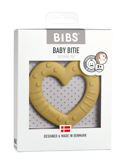 Bibs bidering - Heart Mustard - Bidering - MamaMilla