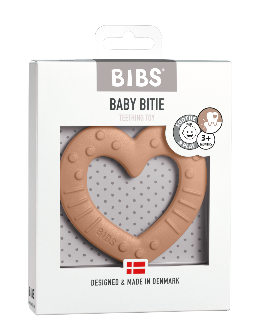 Bibs bidering - Heart Peach - Bidering - MamaMilla