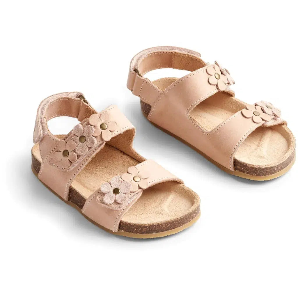 Wheat Clare Blomster Sandal - beige rose - sandal - MamaMilla