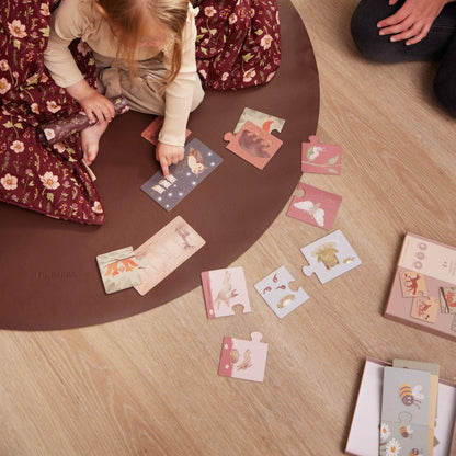 Filibabba Forældre og barn puslespil - Nordiske dyr - puslespil - MamaMilla