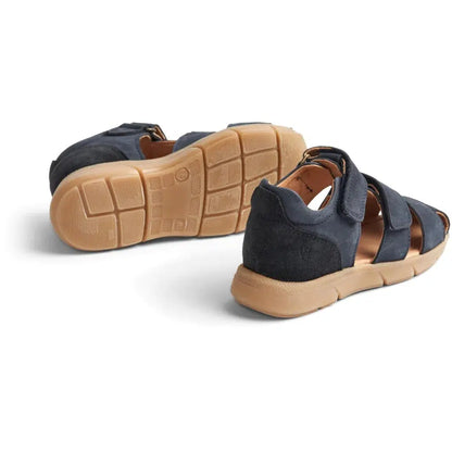 Wheat Figo Sandal - Navy - sandal - MamaMilla