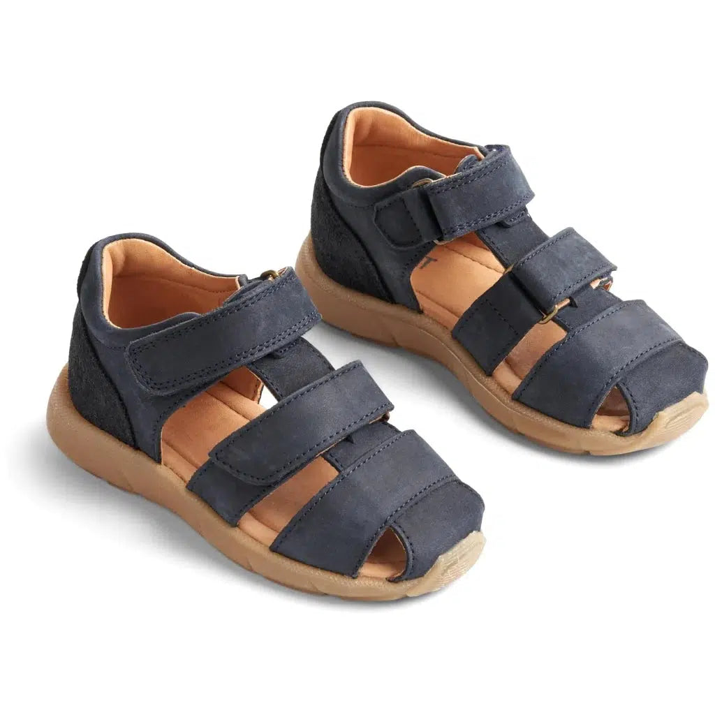 Wheat Figo Sandal - Navy - sandal - MamaMilla