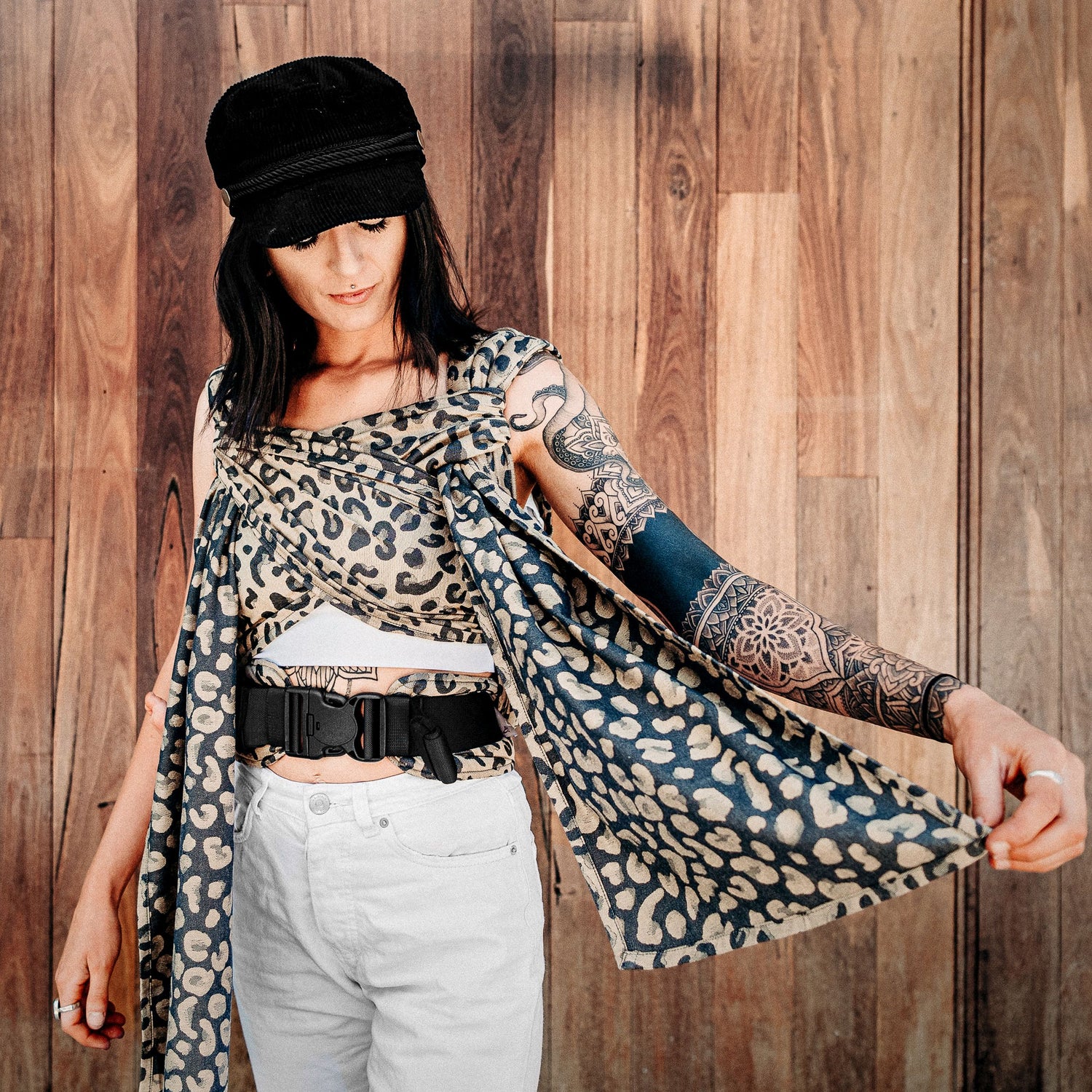 Fidella FlyClick Bæresele - Leopard Guld - Toddler - bæresele - MamaMilla