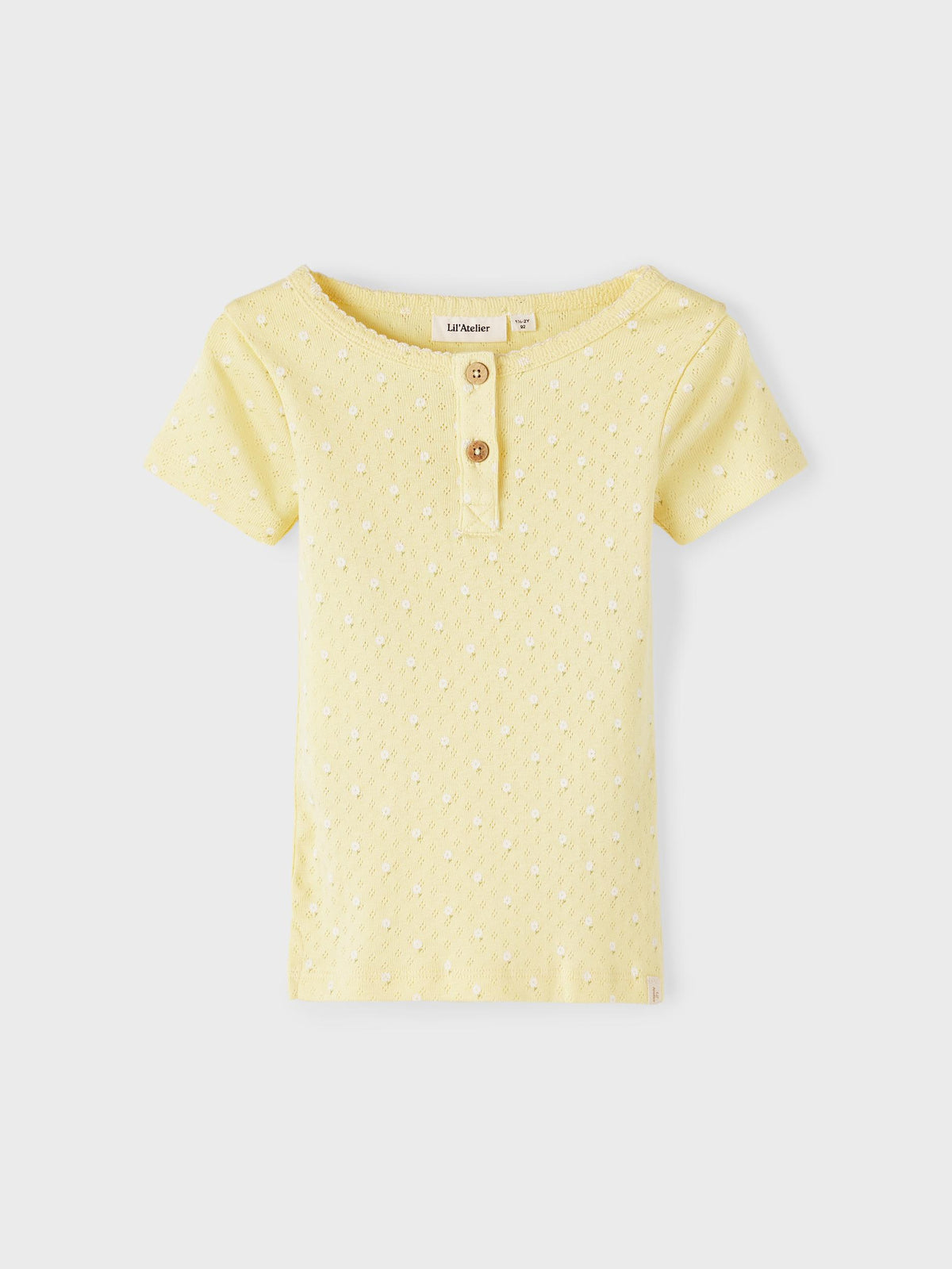 Lil&#39; Atelier t-shirt med korte ærmer - Double cream - t-shirt - MamaMilla