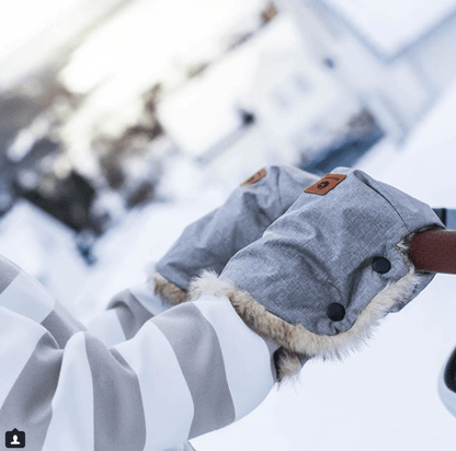 EasyGrow barnevognsmuffer i strik - Sort - Tilbehør til barnevogn - MamaMilla