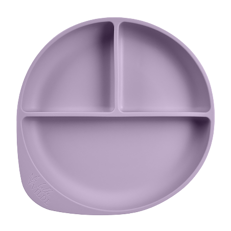 Lille Vilde - Silicone tallerken med sugekop - Lilac - Spise-service - MamaMilla