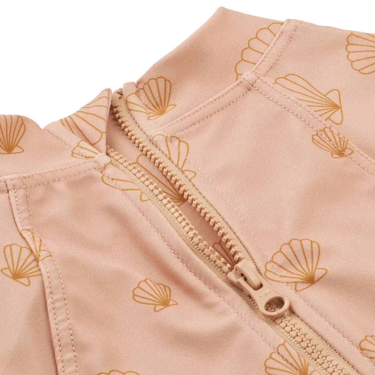 Liewood baby badedragt med lange ærmer - Maxime swimsuit - Sea shell / Pale tuscany - Badetøj - MamaMilla