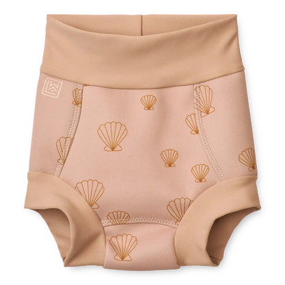 Liewood blebadebukser i neopren - Valentin Nappy - Sea shell / Pale tuscany - Badetøj - MamaMilla