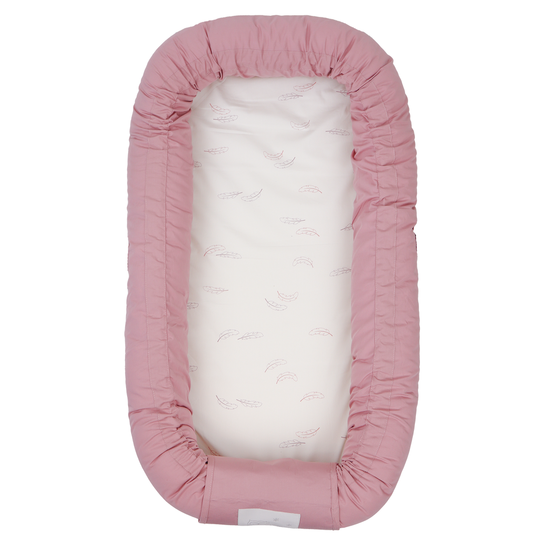 MamaMilla babynest med Fossflakes fyld - Dusty dark rose - Babynest - MamaMilla