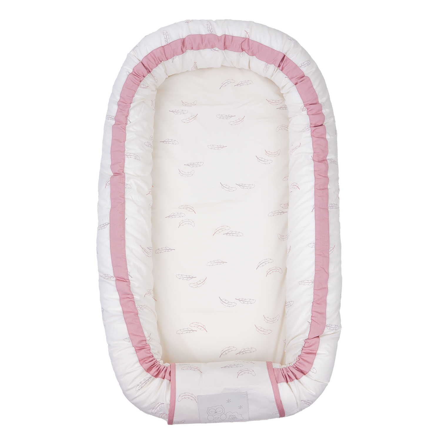 MamaMilla babynest med Fossflakes fyld - Rose feathers - Babynest - MamaMilla