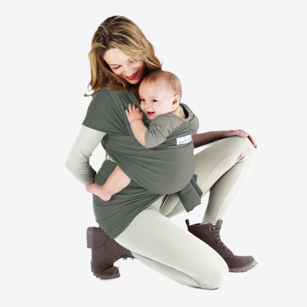 Love radius strækvikle basis - Støvet grøn - vikle - MamaMilla