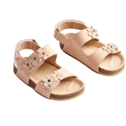 Wheat Clare Blomster Sandal - beige rose - sandal - MamaMilla