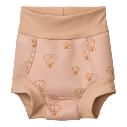 Liewood blebadebukser i neopren - Valentin Nappy - Sea shell / Pale tuscany - Badetøj - MamaMilla