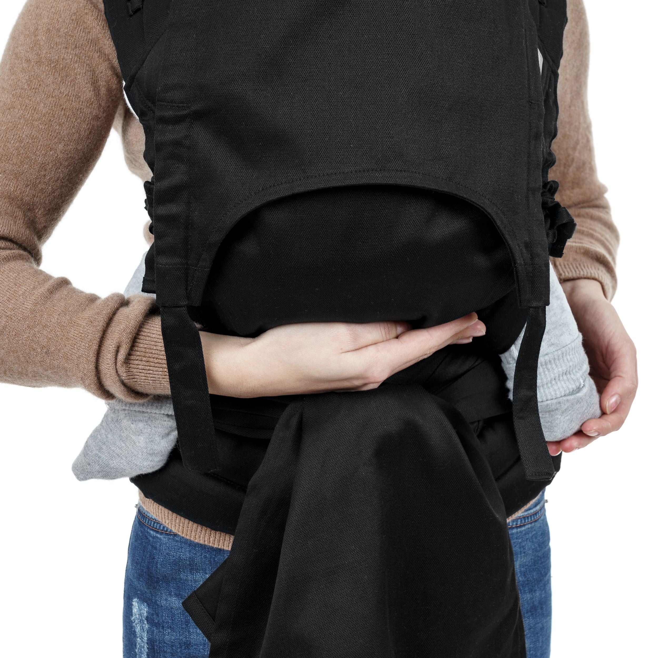 Fidella Fly Tai Bæresele - Chevron/Black - Baby - bæresele - MamaMilla