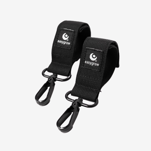 EasyGrow stropholder til styret - Black - Hægte til vogn - MamaMilla