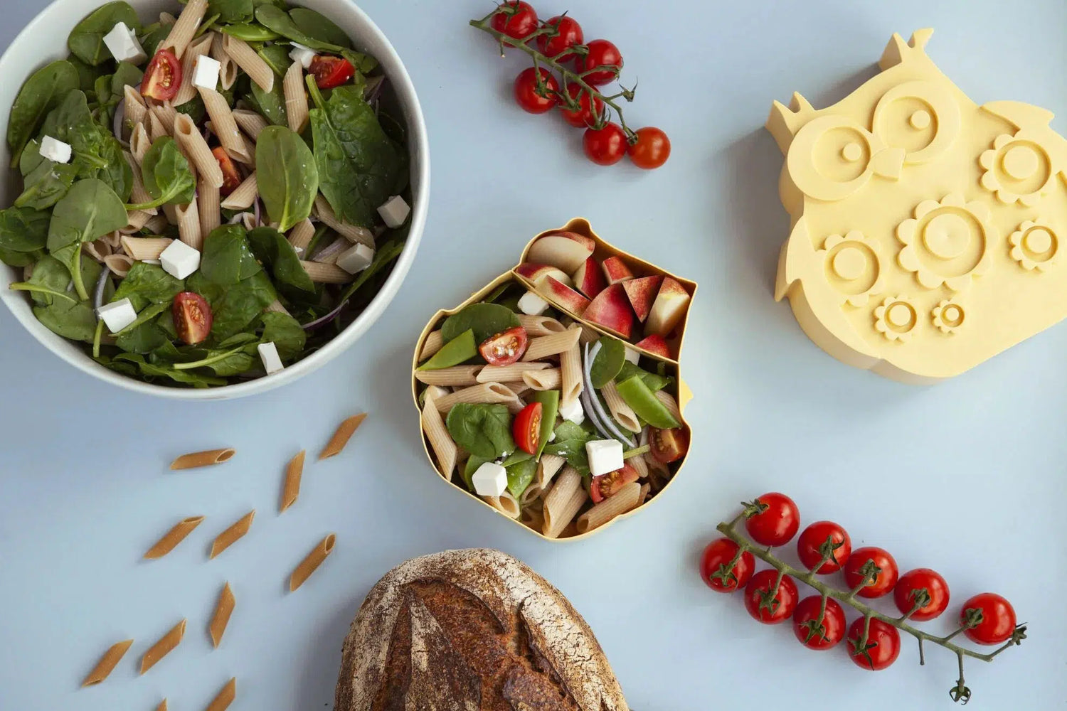 BLAFRE Madkasse Med 2 Rum - Elefant - Rosa - Madkasse - MamaMilla